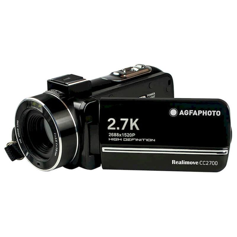 Agfaphoto Realimove CC2700 24MP Digital Camcorder 18X Digital Zoom Remote Control - Black