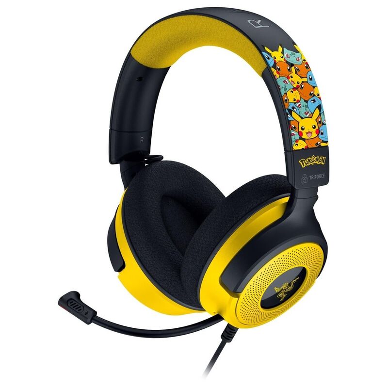 Razer Kraken V4 X Wired Gaming Headset - Pokemon Kanto Starters Edition