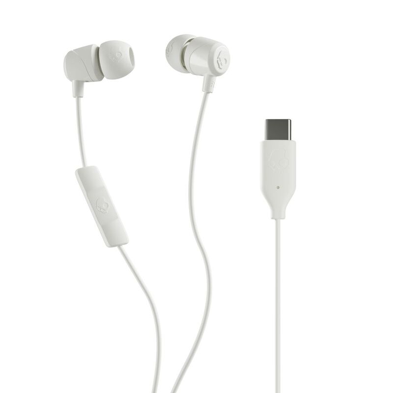 Skullcandy JIB Wired USB-C In-Ear Earphones With Mic - Bone