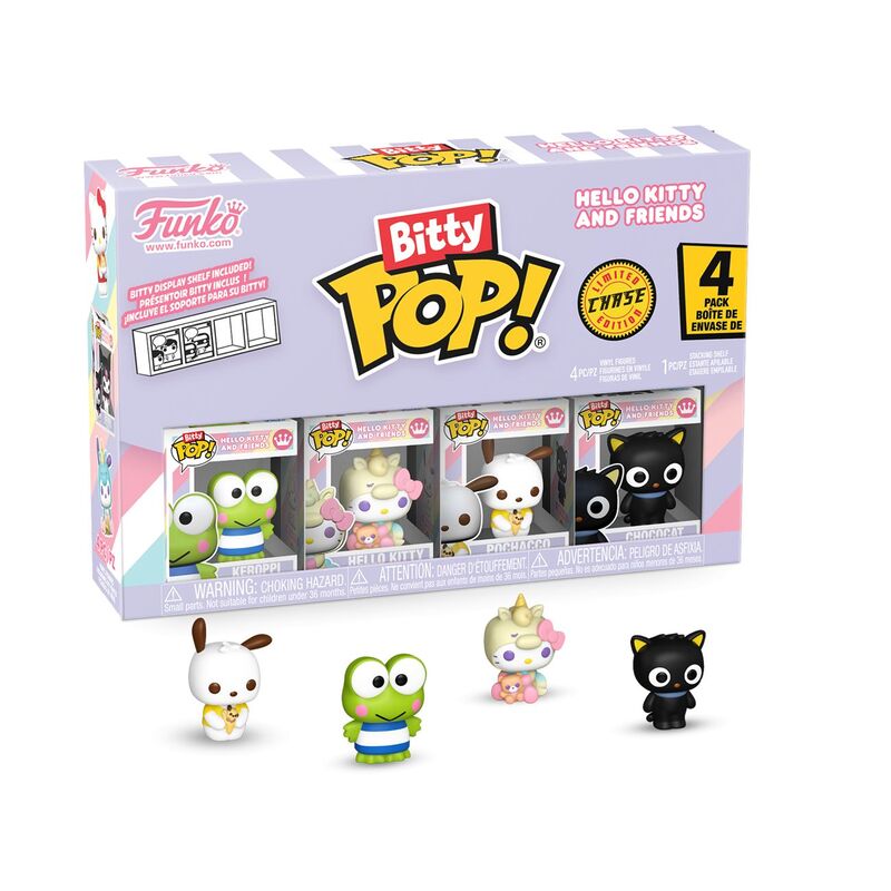 Funko Bitty Pop! Animation Sanrio Keroppi Pack of 4 Vinyl Figures