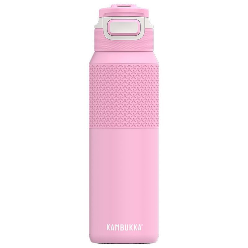 Kambukka Elton Stainless Steel Double Wall Vacuum Insulated Water Bottle Pink Ambition 1000ml/33Oz