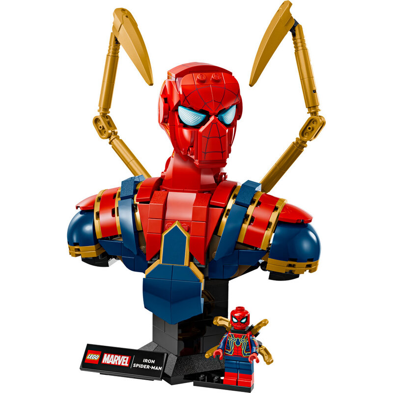 Lego Super Heroes Iron Spider-Man Bust V29 76326 (379 Pieces)