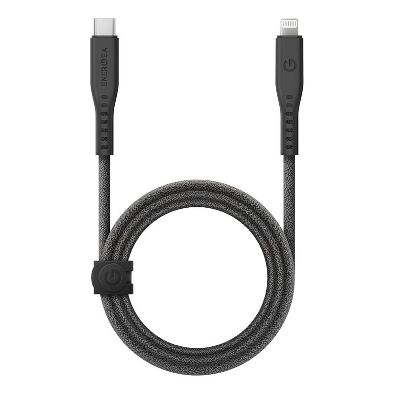 Energea Flow Lightning to USB-C Cable 1.5m - Black