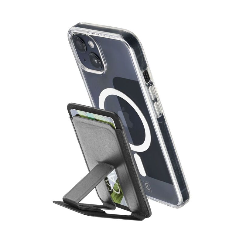 Cellularline MagSafe Pocket Stand for Smarphone - Black