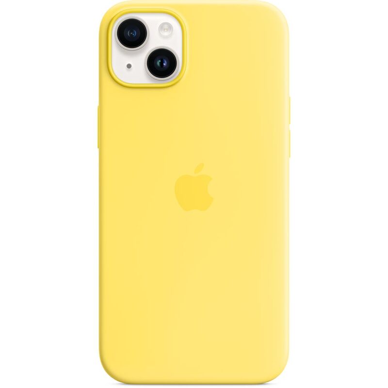 Apple Silicone Case with MagSafe for iPhone 14 Plus - Canary Yellow