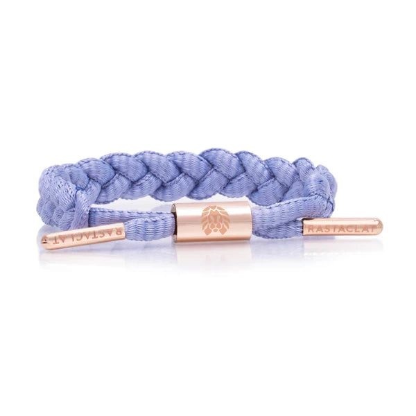 Rastaclat Purple Braided Womens Bracelet Lavender Peach / Gold