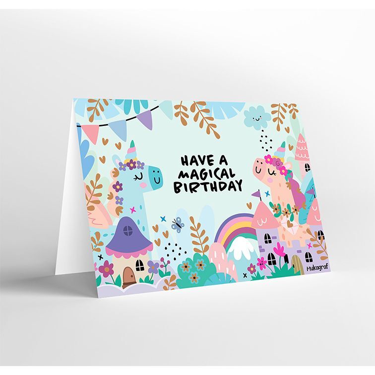 Mukagraf Have A Magical Birthday Standard Greeting Cards (18 x 12 cm)