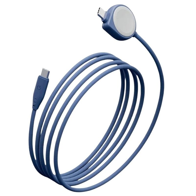 Energea USB-C To USB-C Cable Flow Duo Watch 480Mbps 60W - 1.5M - Blue