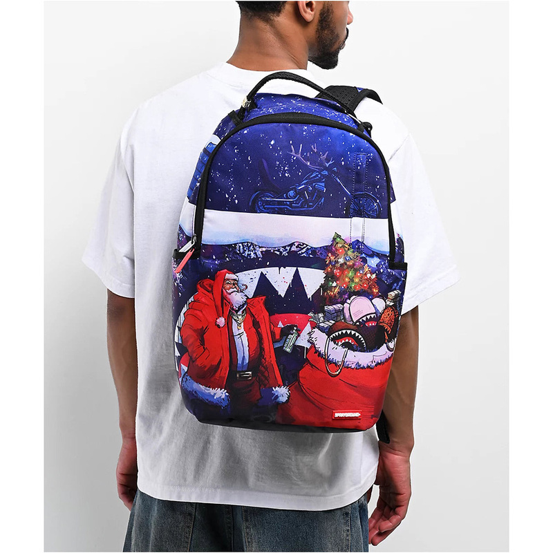 Sprayground Santa Sketchy Paint Backpack