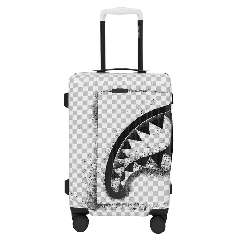 Sprayground Red Stencil Shark Carry-On Luggage