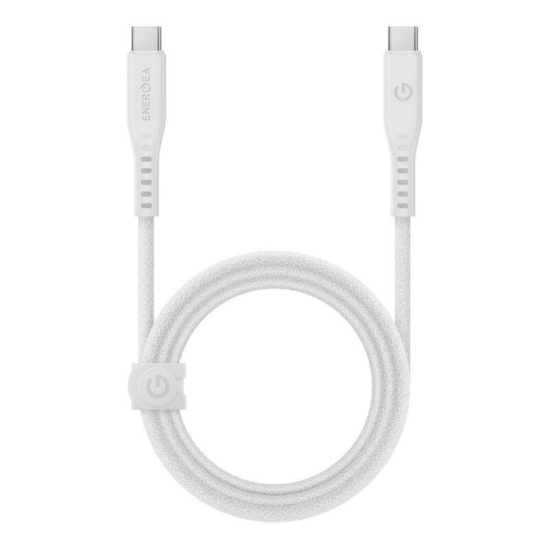 Energea Flow USB-C to USB-C Cable 1.5m - White