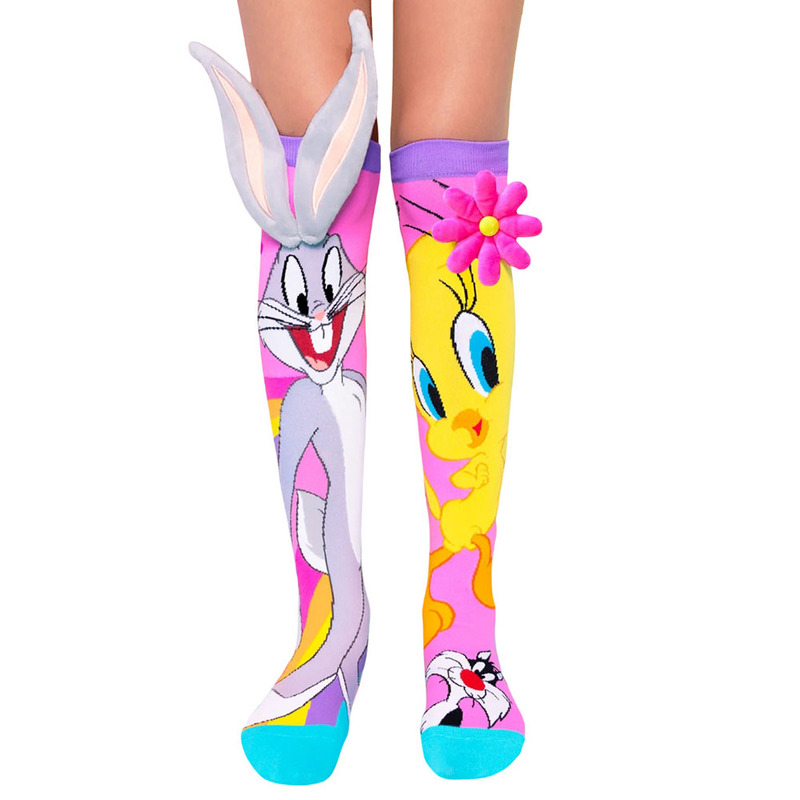 Madmia Tweety And Bugs Bunny Kids Socks (One Size)