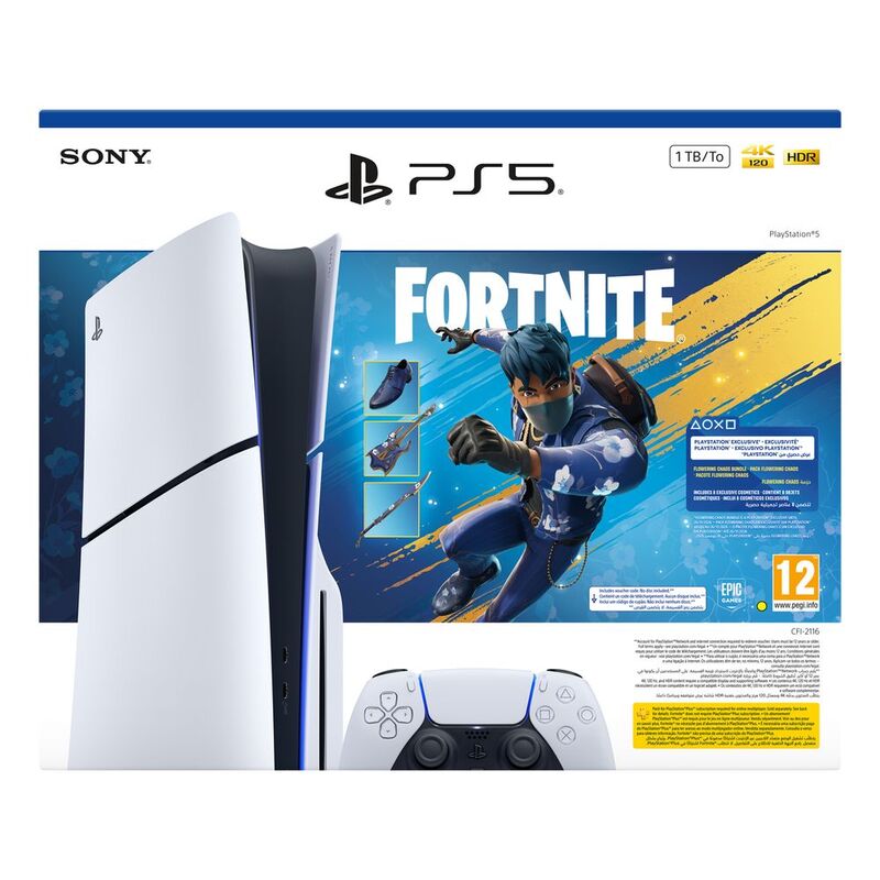 Sony Playstation PS5 Console Fortnite Disc Console Bundle