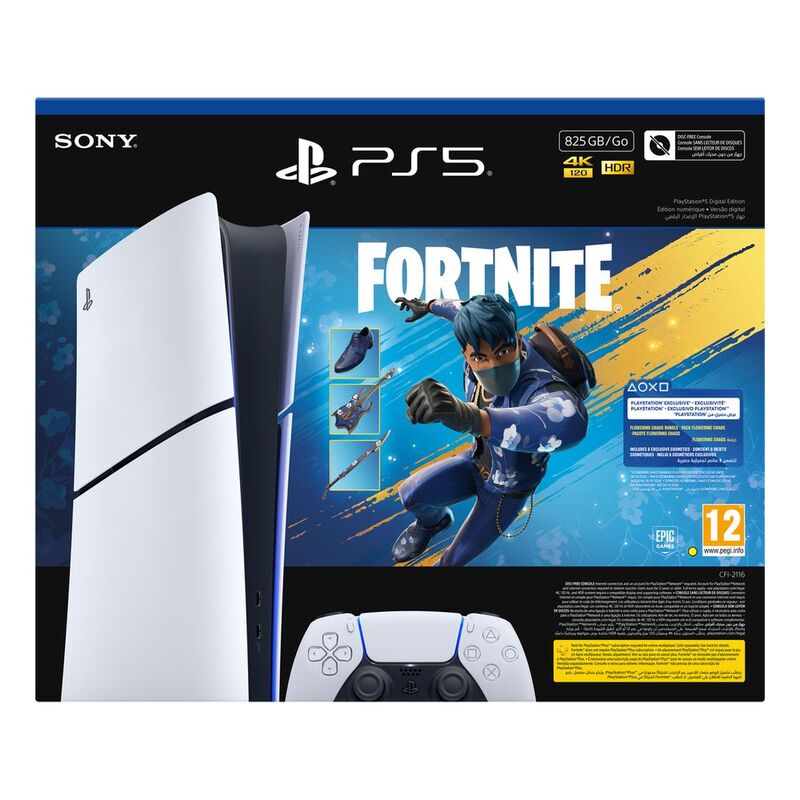 Sony Playstation PS5 Console Fortnite Digital Console Bundle