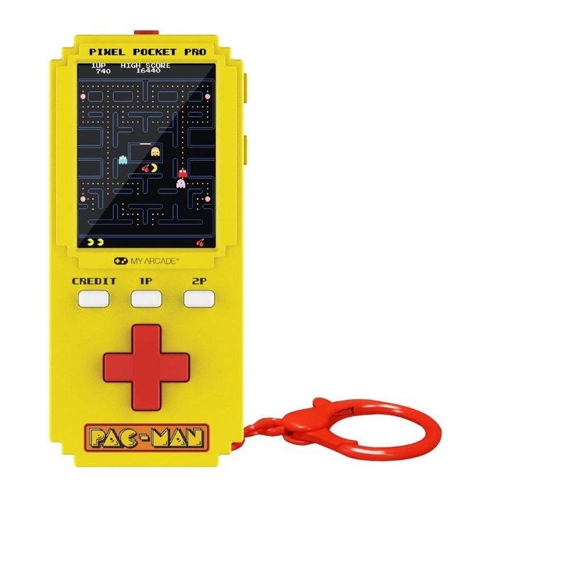 My Arcade Pac-Man Pixel Pocket Pro- Officially Licensed Pac-Man Video Game- Portable Keychain Arcade