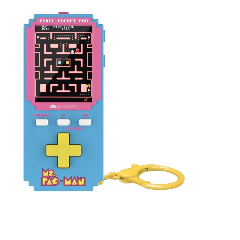 My Arcade Ms. Pac-Man Pixel Pocket Pro Portble Handheld Gaming System