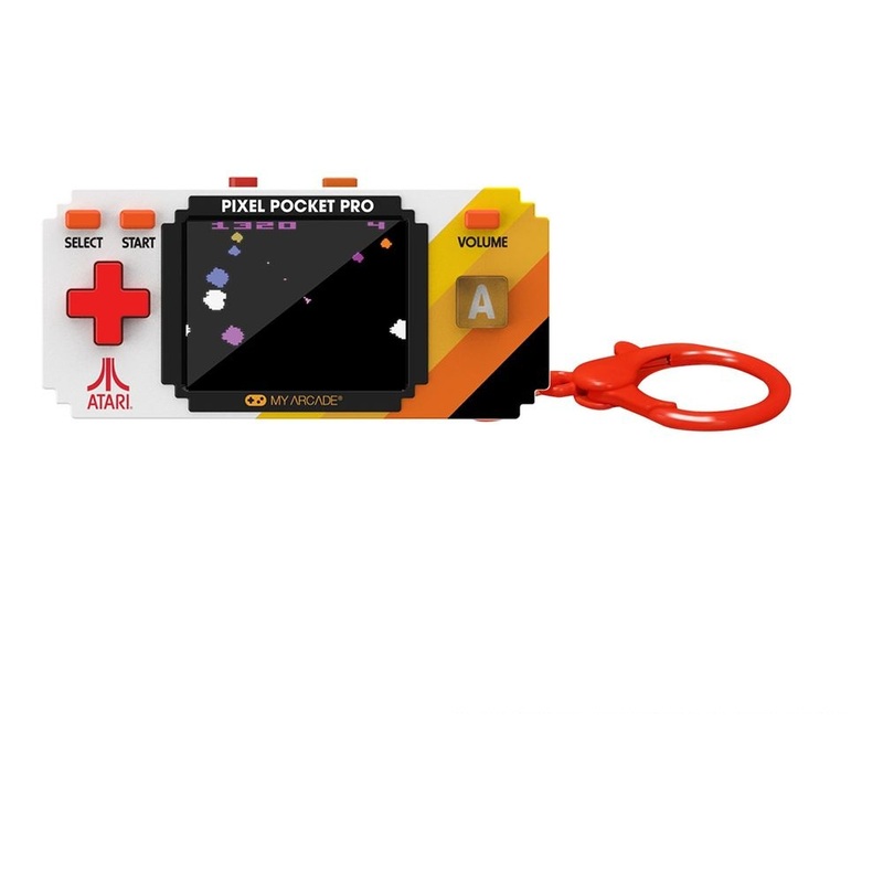 My Arcade Atari Pixel Pocket Pro- Officially Licensed Atari Video Game- Portable Keychain Arcade