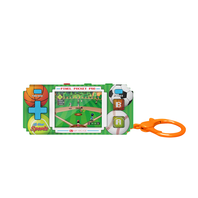 My Arcade All-Star Sports Pixel Pocket Pro Portable Handheld Gaming