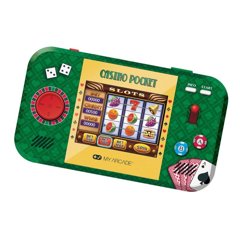My Arcade Casino Pocket Portable Handheld Gaming System