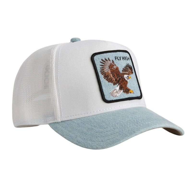 Goorin Bros Denim Eagle Trucker Light Denim Cap