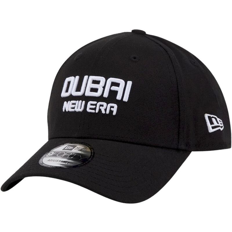 New Era 9Forty City Dubai Blkwhi Black