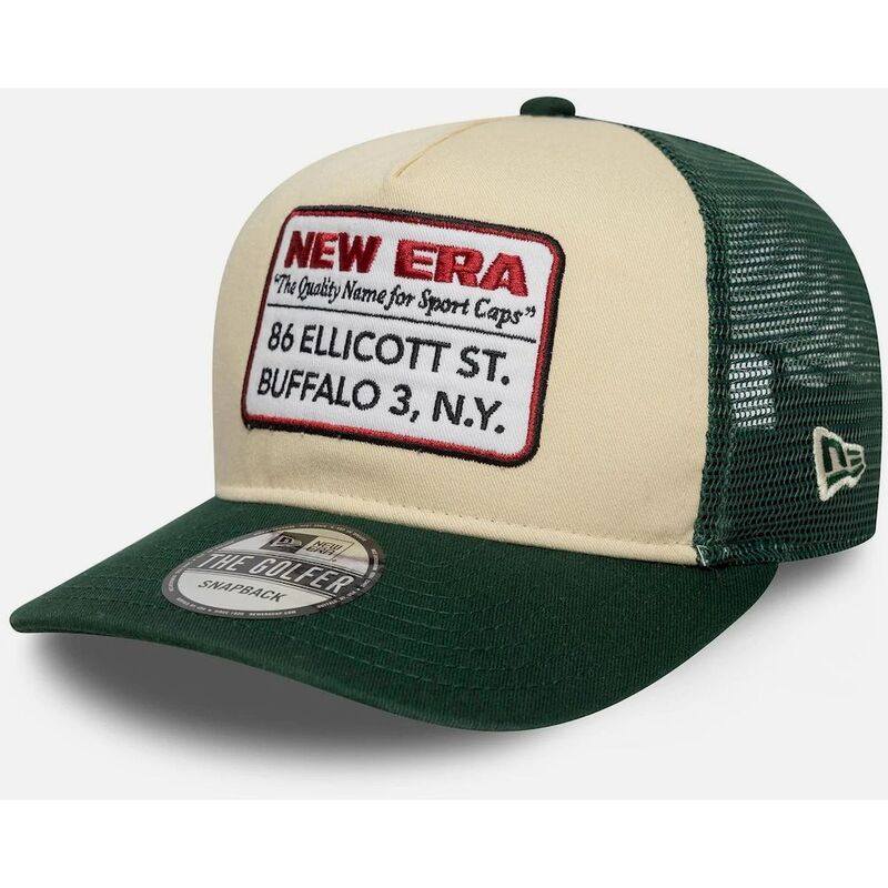New Era 19Twenty Trucker Patch Light Beige