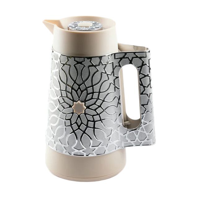 Otantik Luxury Vacuum Flask For Tea Or Coffee From Asalah - Creamy Silver