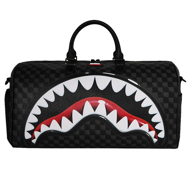Sprayground Sharks In Paris Balloon Black Duffle