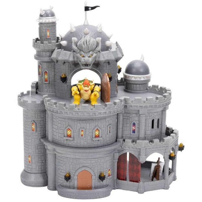 Jakks Pacific Nintendo Super Mario2 Movie Dlx Bowser Castle Playset