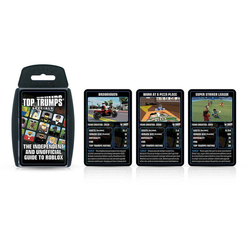 Winning Moves Toptrumps Roblox Indpendent & Unofficial Card Game