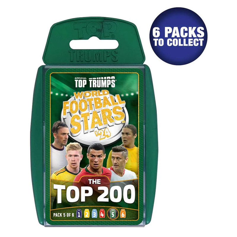 Winning Moves Toptrumps World Football Stars 200 - Silvr Card Game