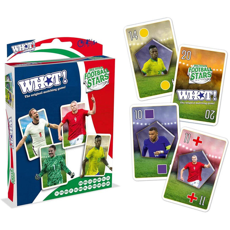 Winning Moves Waddi Playing Cards Whot World Football Star