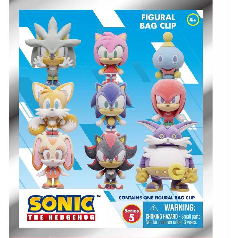 Monogram Sonic Series 5 Flocked 3D Foam Bag Clip