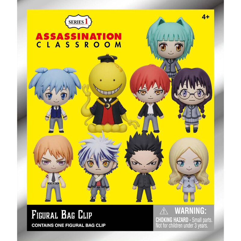 Monogram Assassination Classroom Series 1 3D Foam Bag Clip