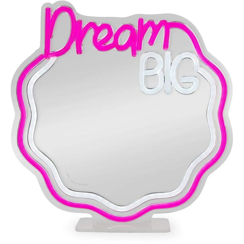 Legami Mirror with Neon-Effect Led Light - It's a Sign - Dream Big