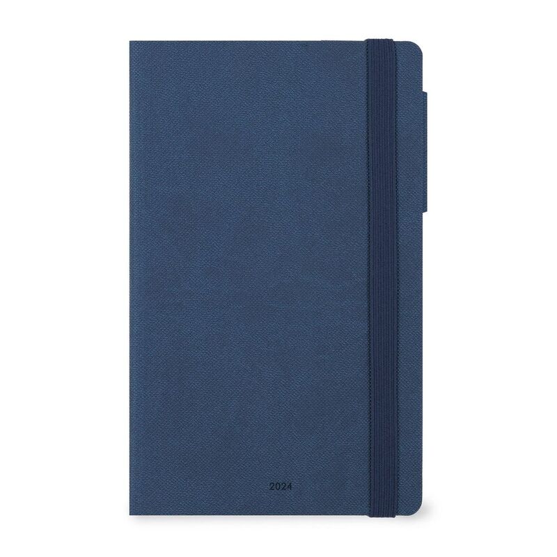 Legami 12+2 Month Diary - 2024 - Medium Monthly Diary - Blue