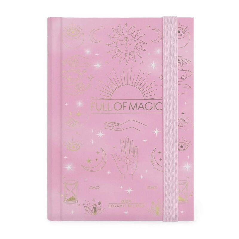 Legami 12-Month Diary - 2024 - Small Daily Diary - Magic