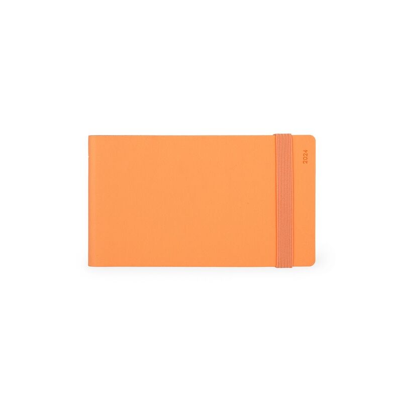 Legami 12-Month Diary - 2024 - Small Weekly Horizontal Diary - Orange