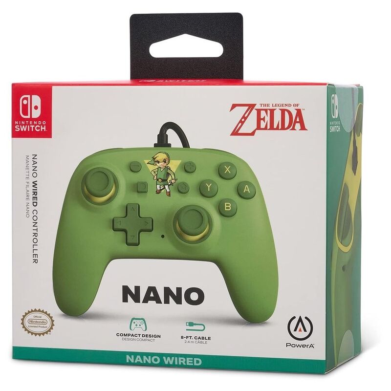 PowerA Nano Wired Controller For Nintendo Switch - Toon Link