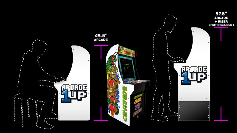 Arcade 1Up Galaga Arcade Cabinet 45.8-inch