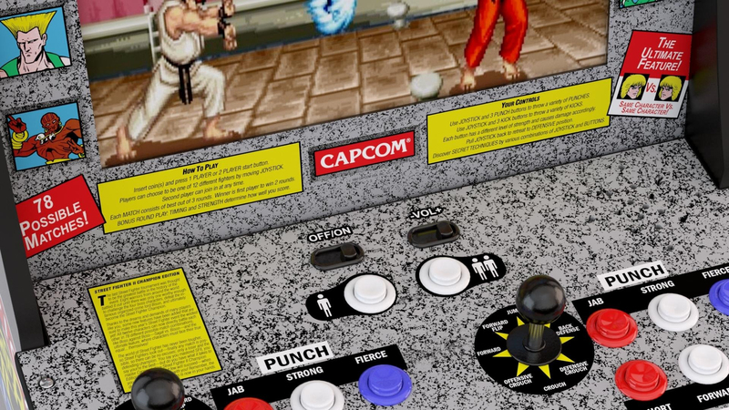 جهاز ألعاب الأركيد Arcade 1Up Street Fighter
