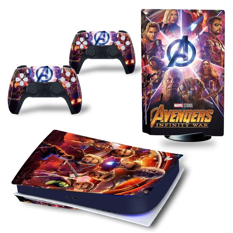 Skull Crusher PS5 Skin Stickers - Marvel Avengers Infinity War