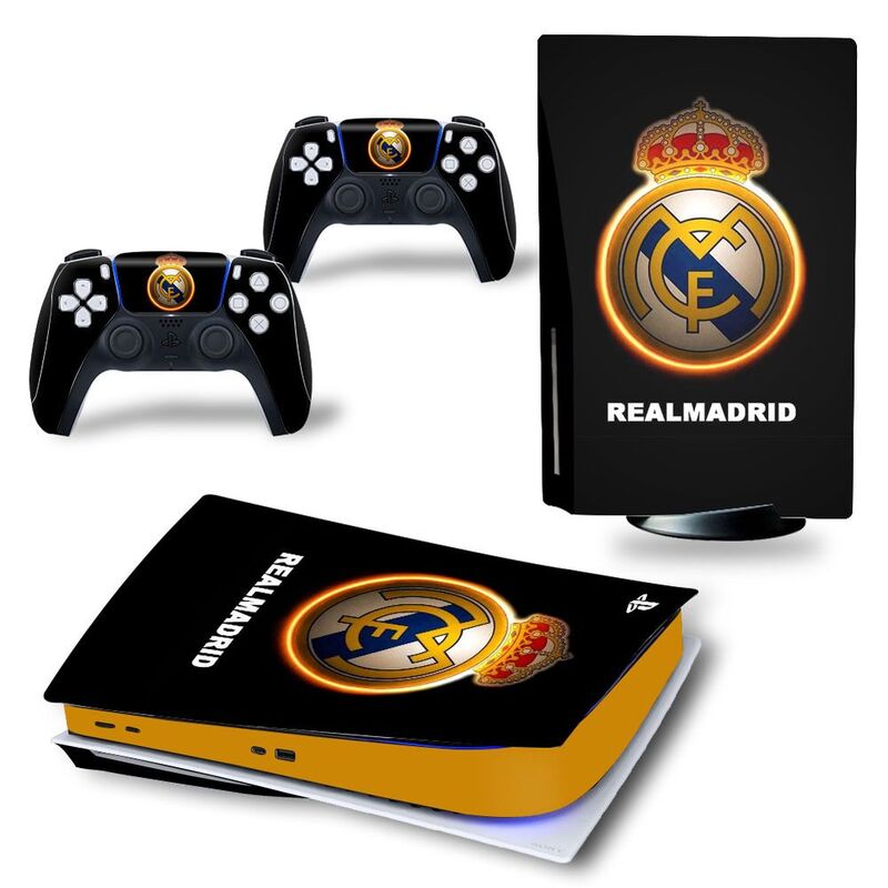 Skull Crusher PS5 Skin Stickers - Real Madrid (Design 2)