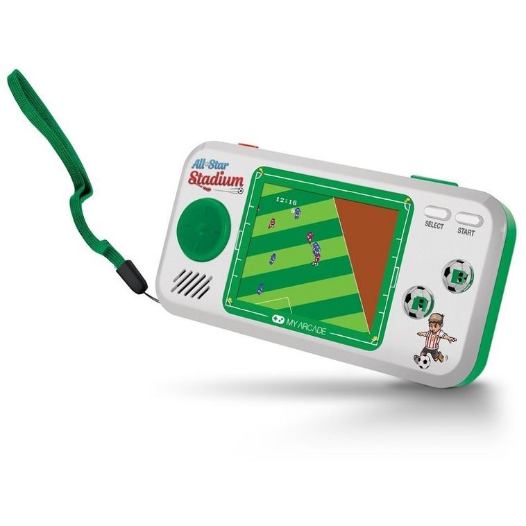 جهاز تشغيل الألعاب My Arcade All-Star Stadium Pocket Player أبيض/ أخضر