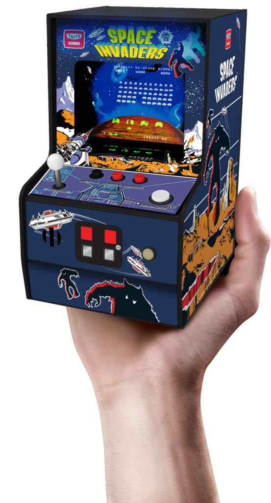 جهاز ألعاب الأركيد My Arcade Space Invaders Micro Player