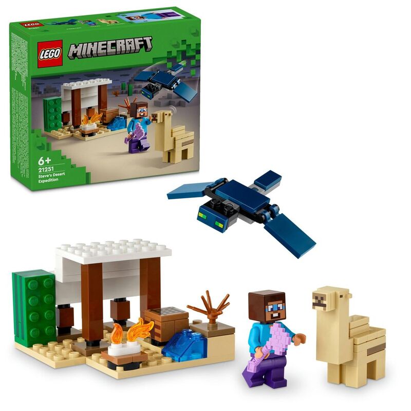 LEGO Minecraft Steve's Desert Expedition 21251 (75 Pieces)