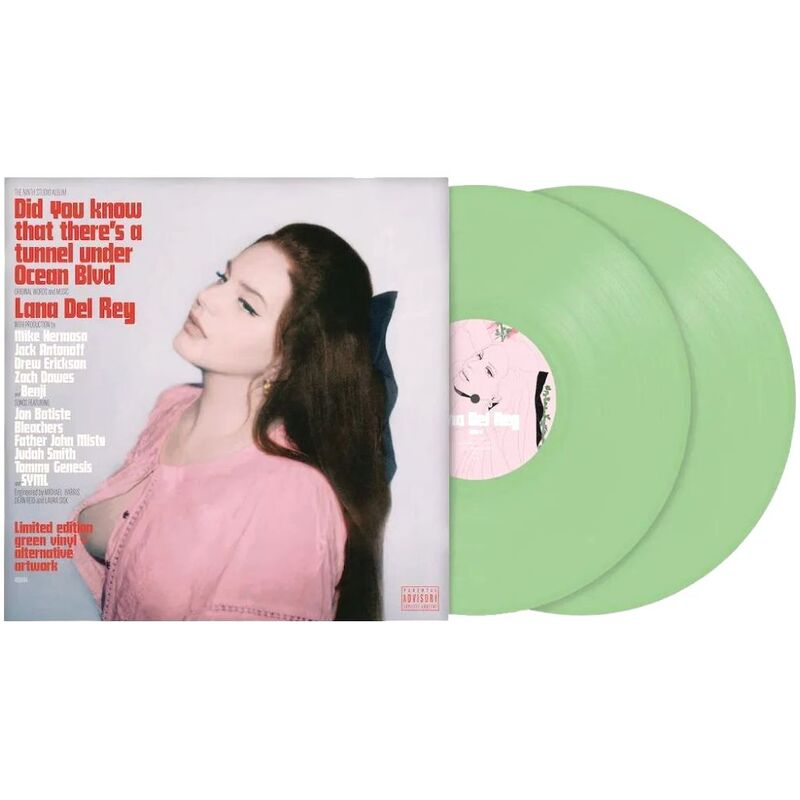 Did You Know That There's A Tunnel Under Ocean Blvd (Green Colored Vinyl) (Limited Edition) (2 Discs) | Lana Del Rey