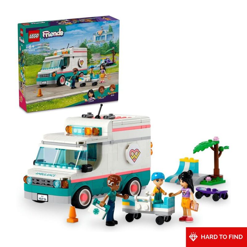 LEGO Friends Heartlake City Hospital Ambulance 42613 (344 Pieces)
