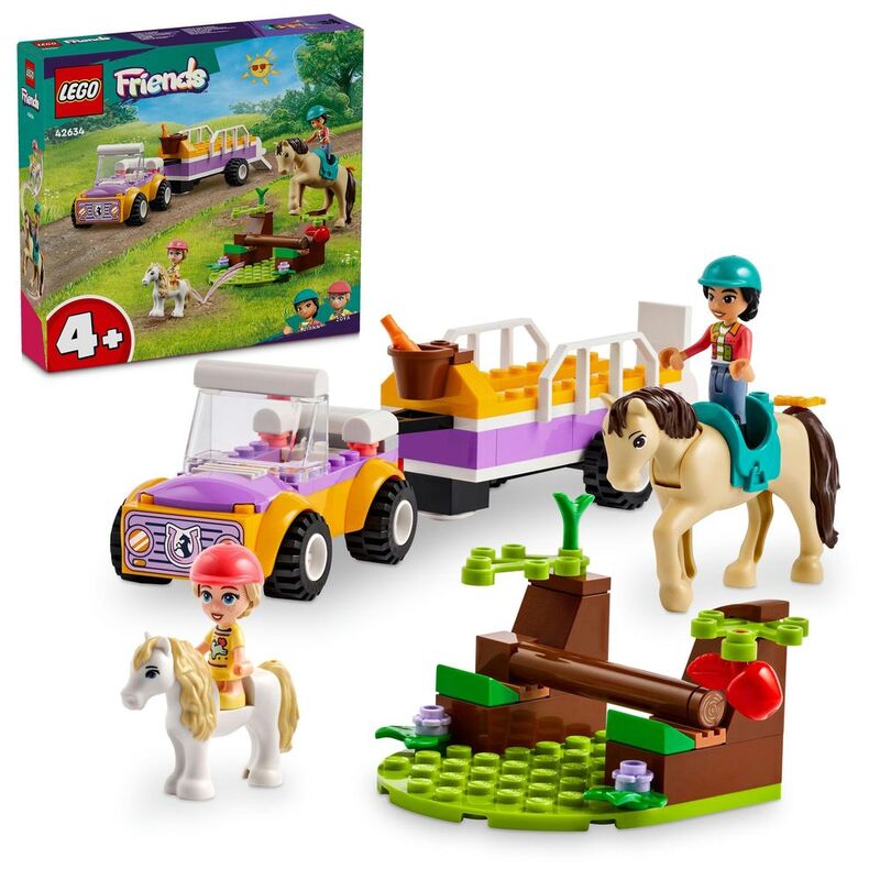 LEGO Friends Horse And Pony Trailer 42634 (105 Pieces)