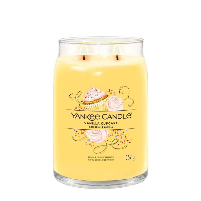 Yankee Candles Signature Jar Vanilla Cupcake 567g - Large